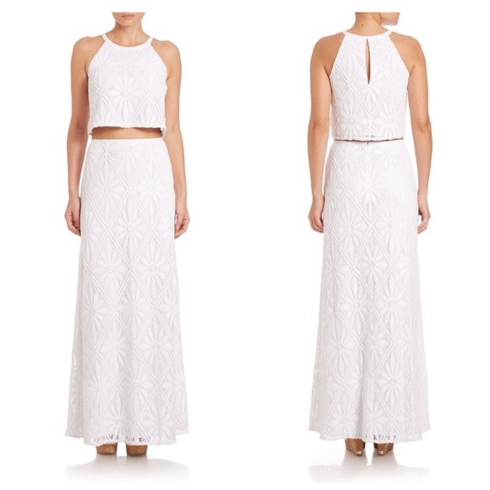 Elegant White Women's Skirt